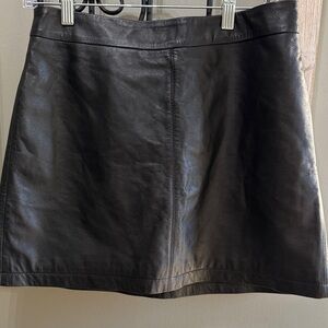 cupcakes & cashmere Black Mini Skirt